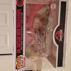 Funko Pop! Jurassic Park Dr. Sattler with Triceratops